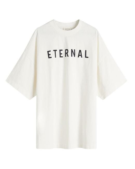Fear Of God White Eternal T-Shirt for men