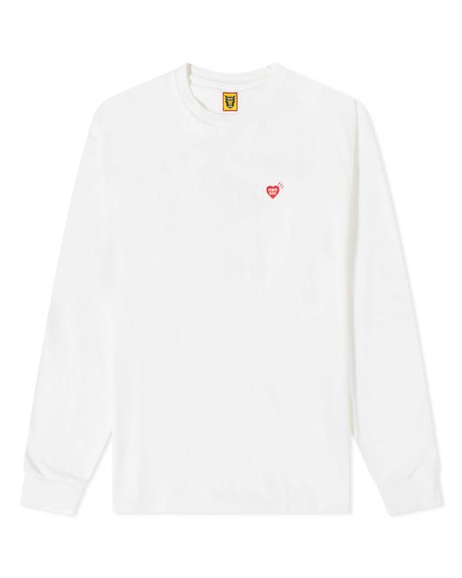 Human Made White Long Sleeve Duck T-shirt for men