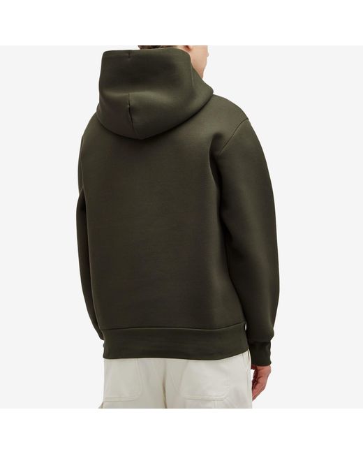 Moncler Green Badge Logo Hoodie for men