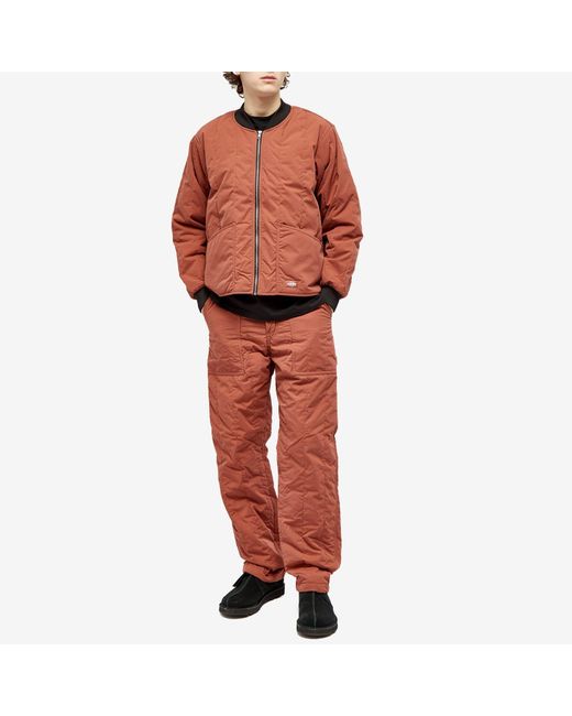 Dickies Orange Premium Collection Quilted Jacket for men