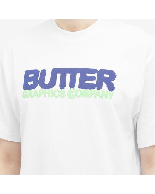 Butter Goods White Program T-Shirt for men
