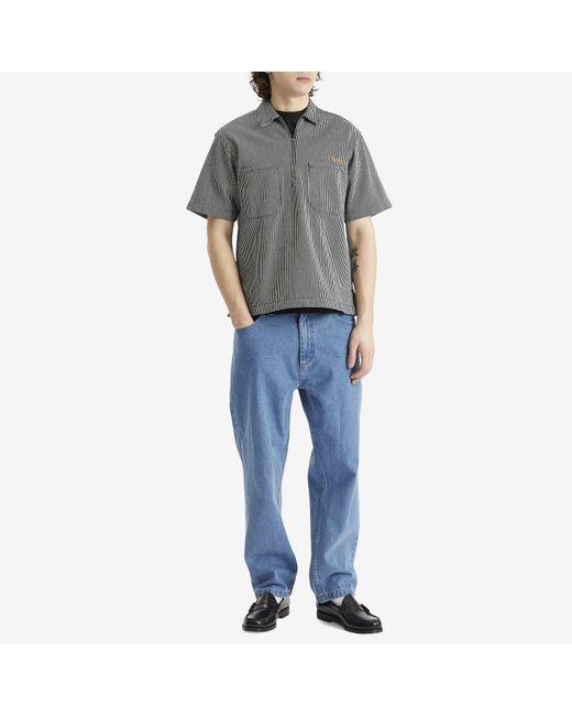 No Problemo Gray Mini Problemo Ss Work Shirt for men