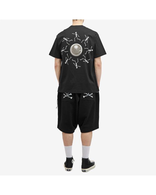 Mastermind Japan Black Circle Skull T-Shirt for men
