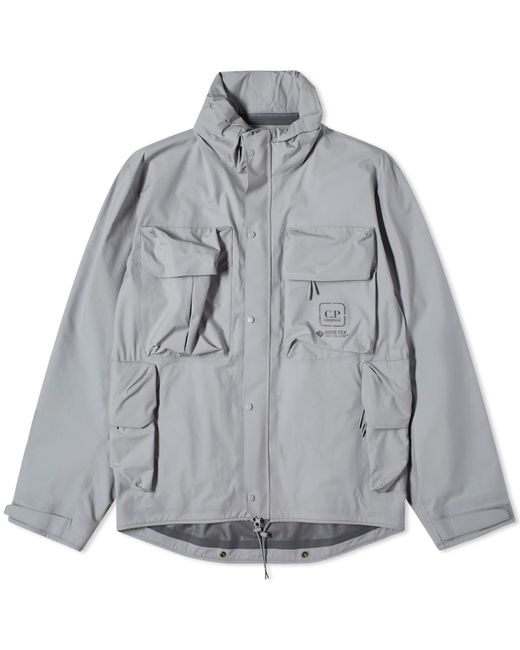 C P Company Gray Metropolis Gore-Tex Infinium Uitility Jacket for men