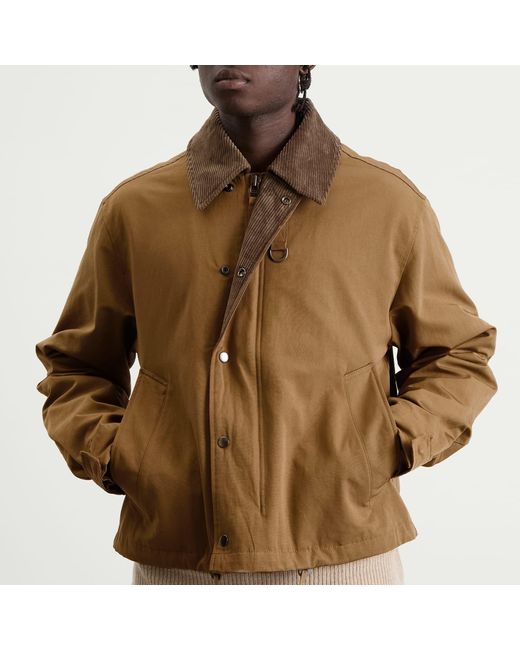 FRIZMWORKS Brown Heritage Hunting Jacket for men