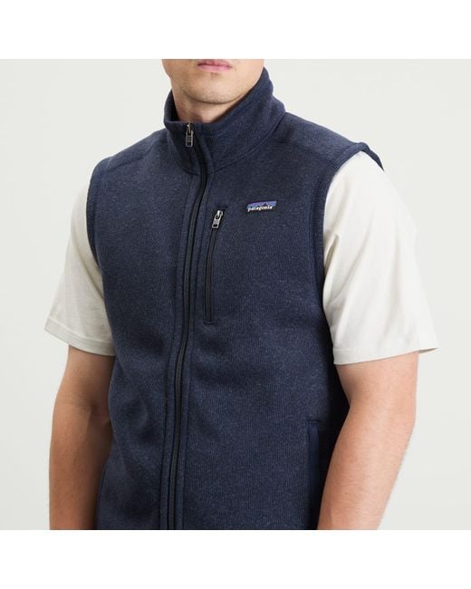Patagonia Blue Better Sweater Vest for men