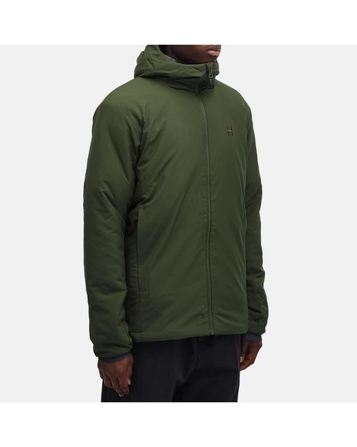Haglöfs Green Mimic Alert Hooded Jacket for men