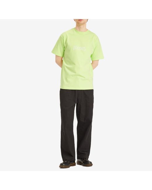 Postalco Yellow Bold Outline Logo T-Shirt for men