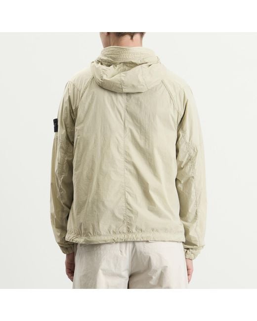 Stone Island Natural Ultralight Nylon Stretch-Tc Hooded Jacket for men