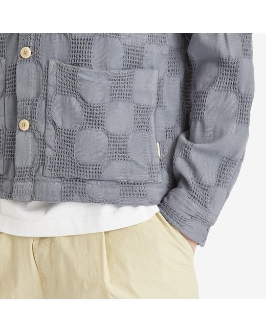 Folk Gray Waffle Assembly Jacket for men
