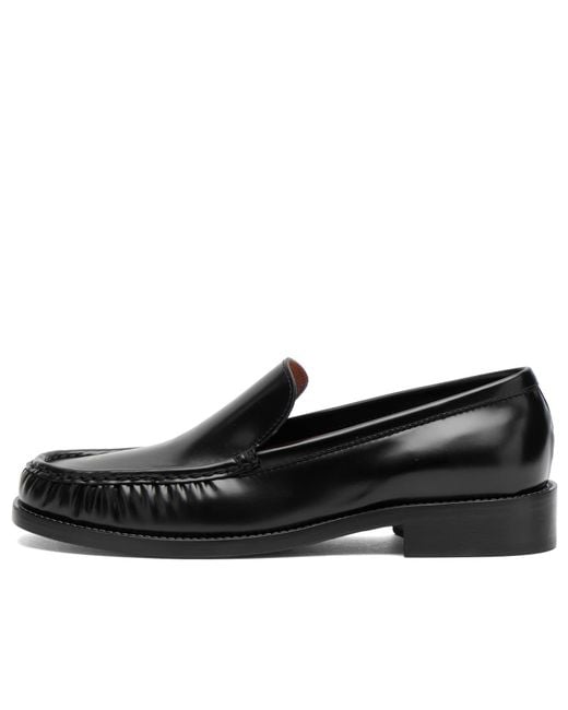 Acne Black Leather Loafers
