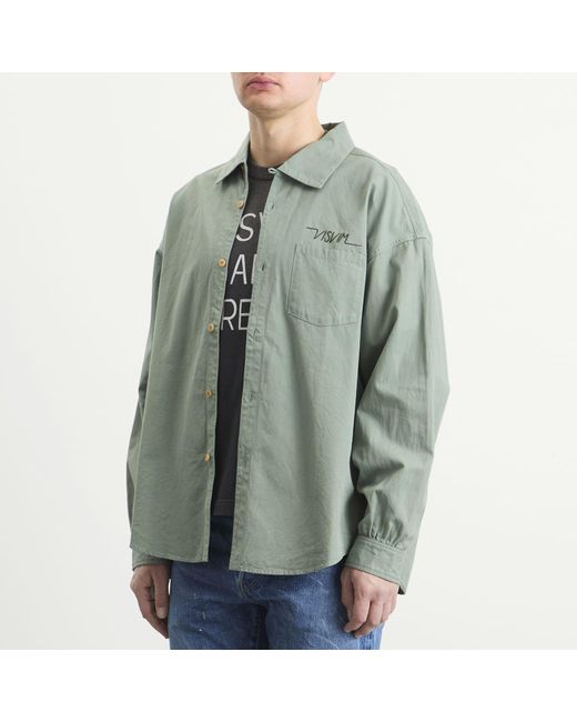 Visvim Palmer Shirt in Green for Men | Lyst