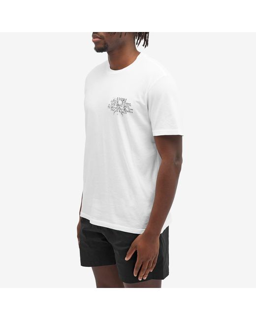 Amiri White Cherub Text T-Shirt for men