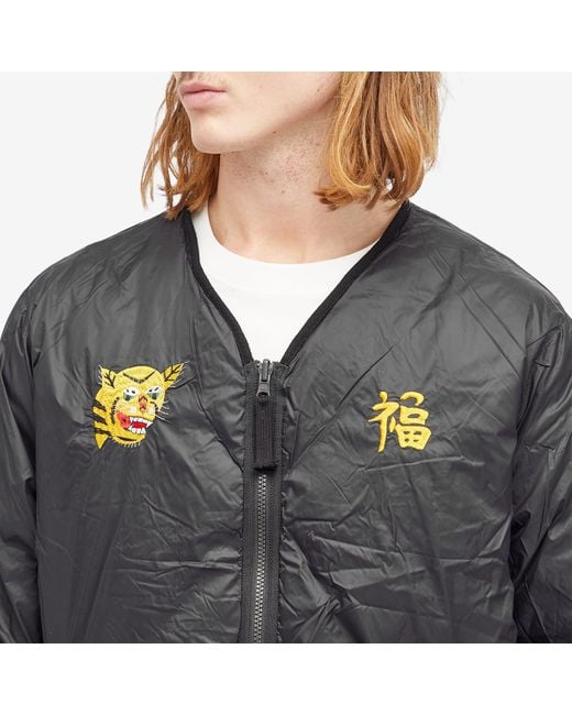 Taion Black Reversible Vetjan Down Jacket for men