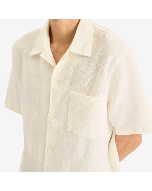 Our Legacy Natural Box Shirt Shortsleeve for men