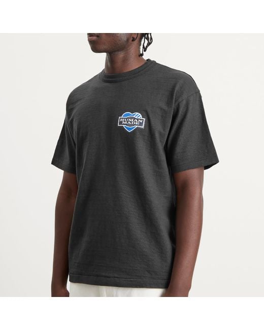 Human Made Heart Stamp T-Shirt in Black for Men | Lyst