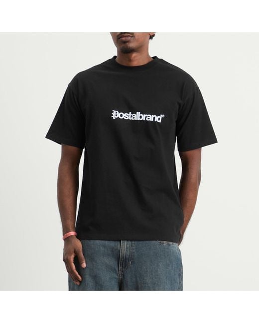 Postalco Black Headline T-Shirt for men
