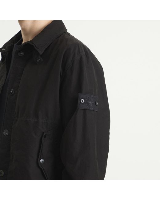 Stone Island Black Ghost David Light-Tc Coach Jacket for men