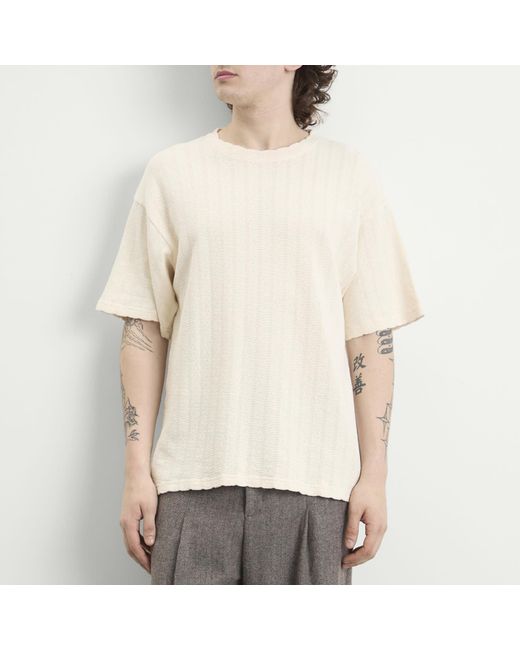 A Kind Of Guise Natural Thuy Open Knit T-Shirt for men