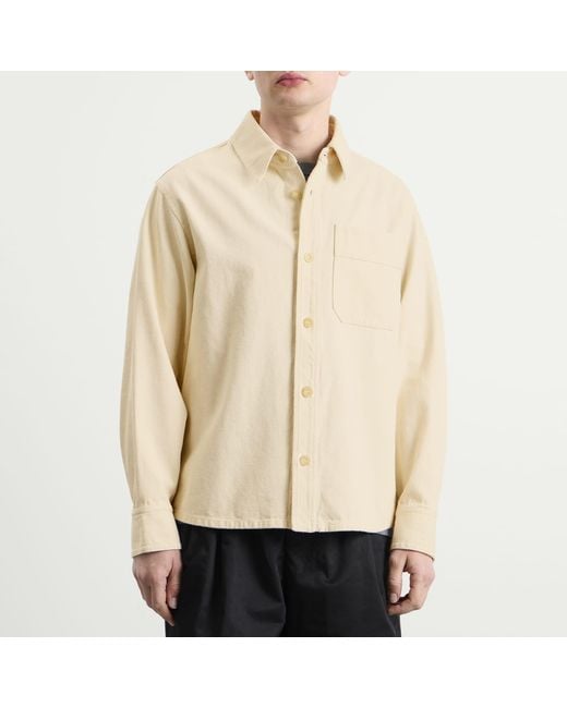 A.P.C. Natural A.P.C Surchiemise Basile Logo Shirt for men