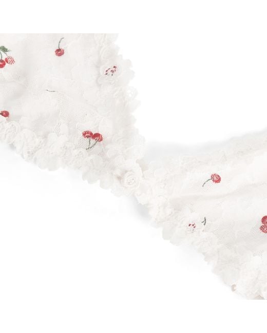 Skims Natural Stretch Lace Triangle Bralette