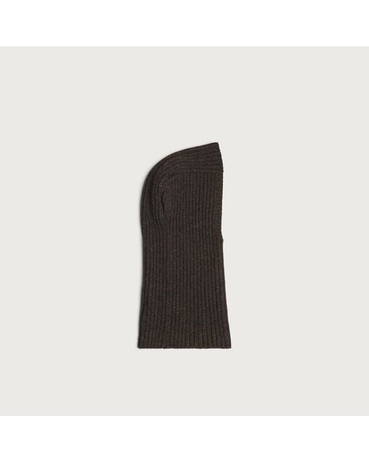 Needles Black Shetland Wool Balaclava