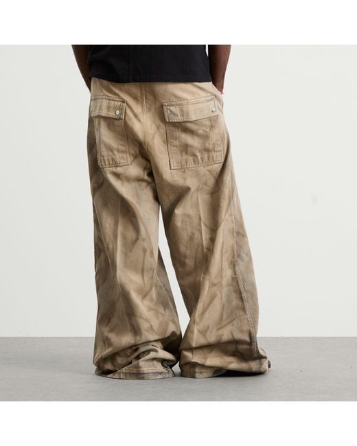 Rick Owens Natural Wide Bela Denim Pants for men