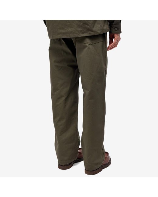 Engineered Garments Green Heavyweight Fatigue Pants Cotton Ripstop for men