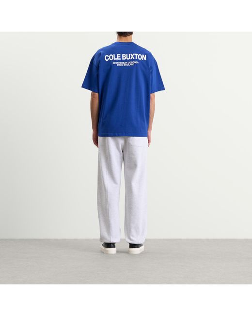 Cole Buxton Blue Cb Sportswear T-Shirt for men