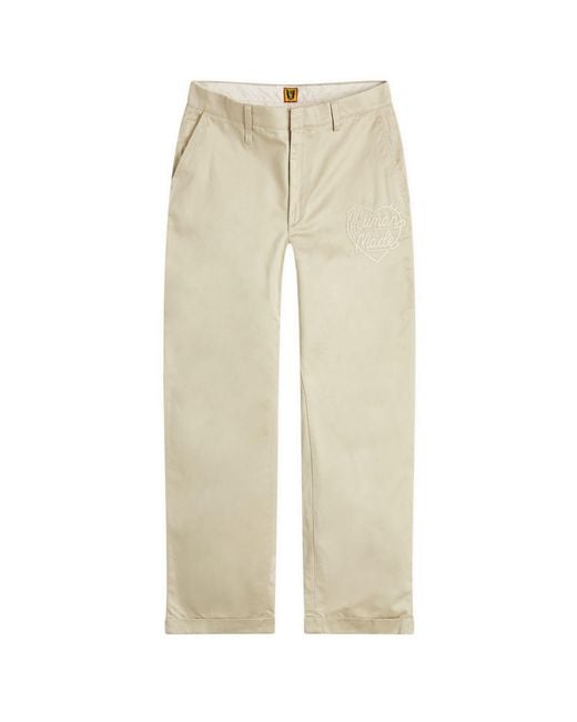 Human Made Natural Chino Pants for men