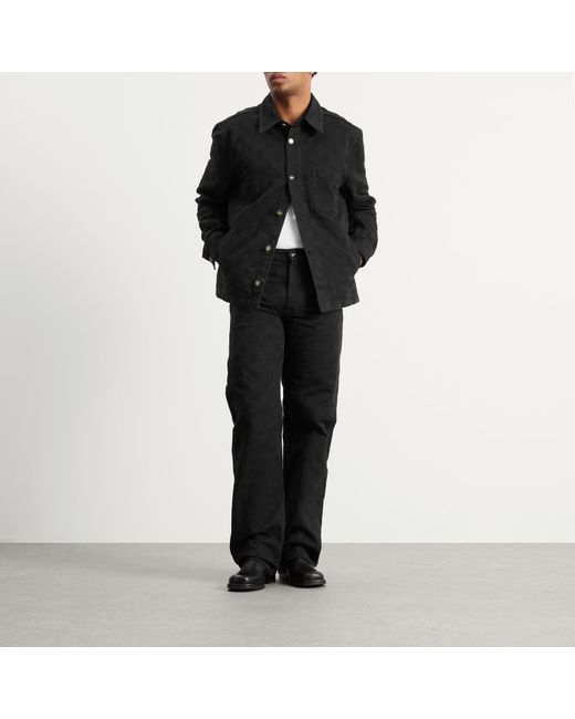 Casablanca Black Denim Monogram Shacket for men