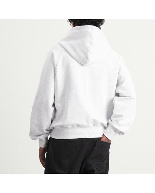 FRIZMWORKS White Og Heavyweight Zip Hoodie for men
