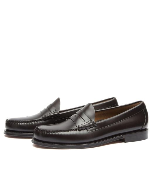 G.H.BASS Black Larson Penny Loafer for men