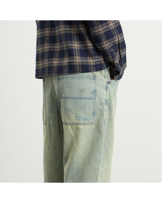 Butter Goods Green Trim Baggy Denim Jeans for men