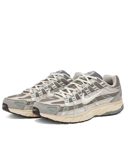 Nike White P-6000 Spnt Sneaker