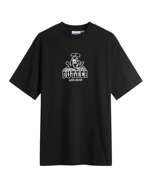 Butter Goods Black Alien T-Shirt for men