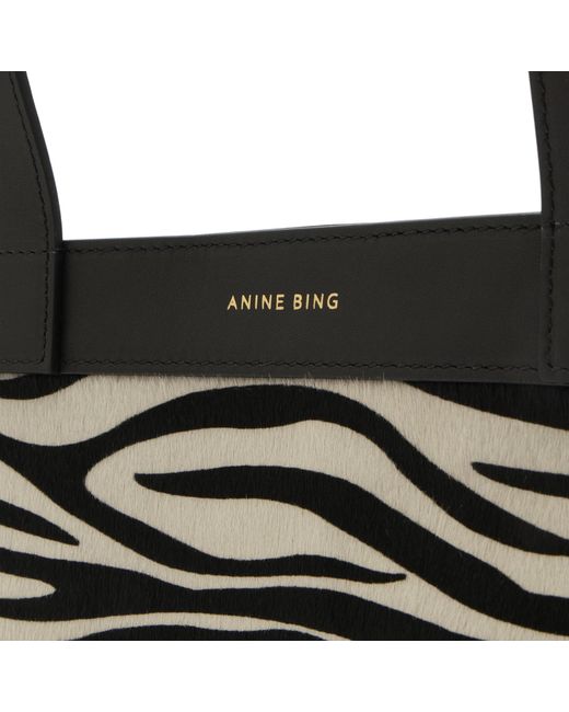 Anine Bing Black Medium Rio Tote Bag