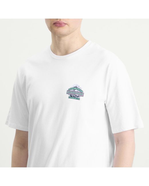 Patagonia White Great Waves Responsibili-Tee for men