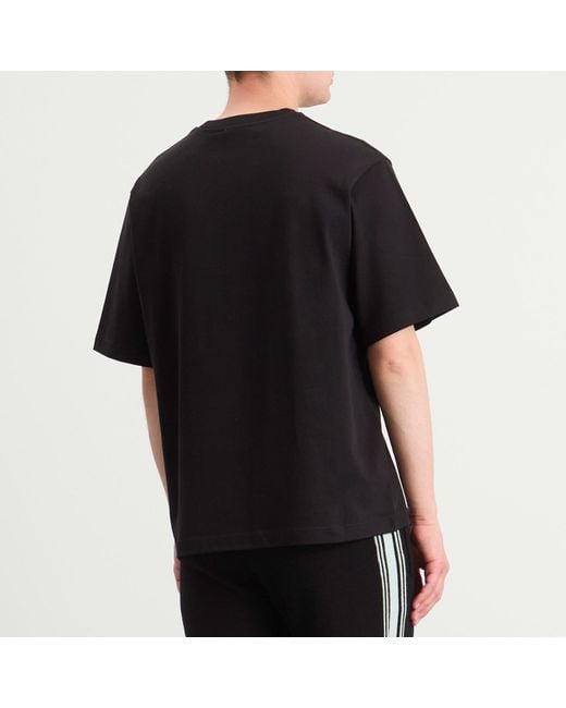 Casablanca Black Jersey 3D Oversized T-Shirt for men