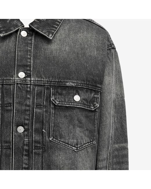 Cole Buxton Black Type Ii Denim Jacket for men