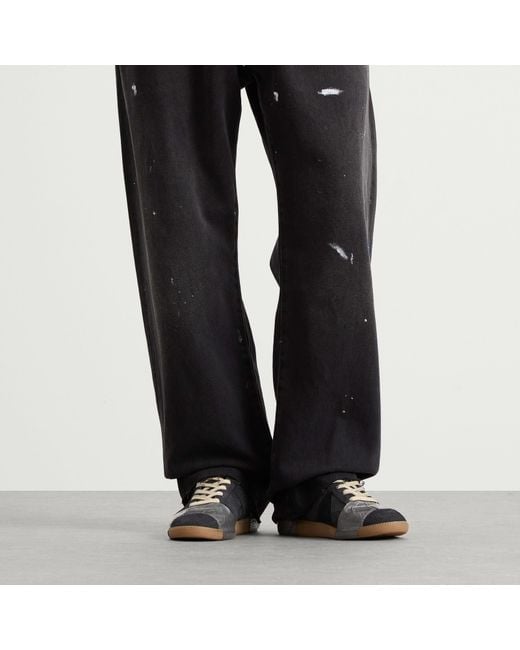 Maison Margiela Black Repaired Replica Sneaker for men