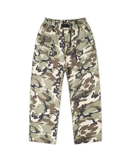 PATTA Green Camo Belted Tactical Chino for men