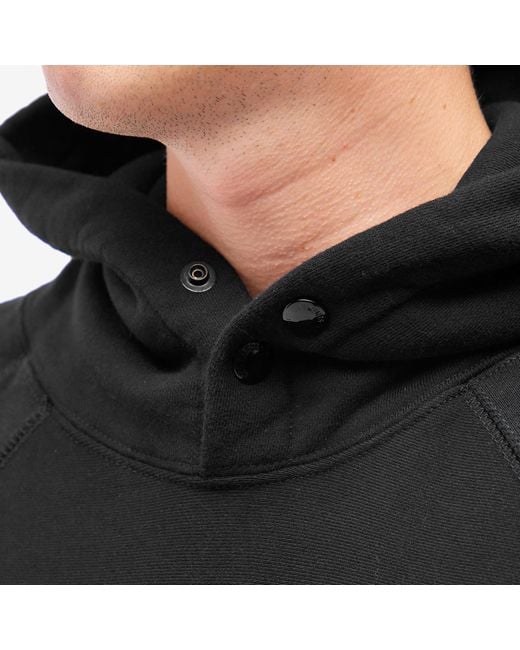 Engineered Garments Black Raglan Hoodie for men