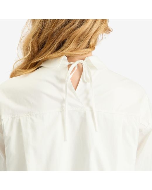 Stel White Double Layer Poplin Shirt