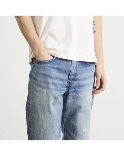 Levi's Blue Tab Anchor Relaxed Selvedge Jeans for men
