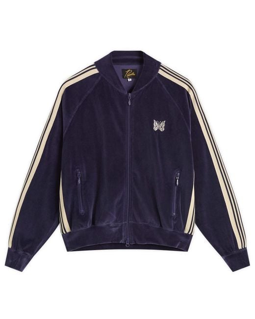 Needles Blue Rib Collar Track Jacket
