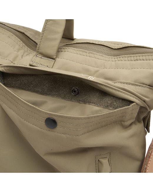 F/CE Green Recycled Twill 3-Way Helmet Bag