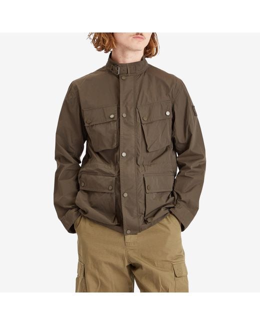 Belstaff Gray Alpha Nylon Service Fieldmaster for men