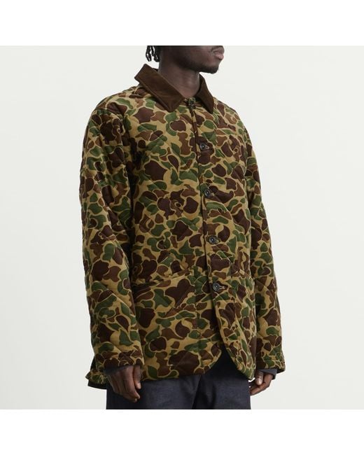Polo Ralph Lauren Green Quilted Hunting Jacket for men