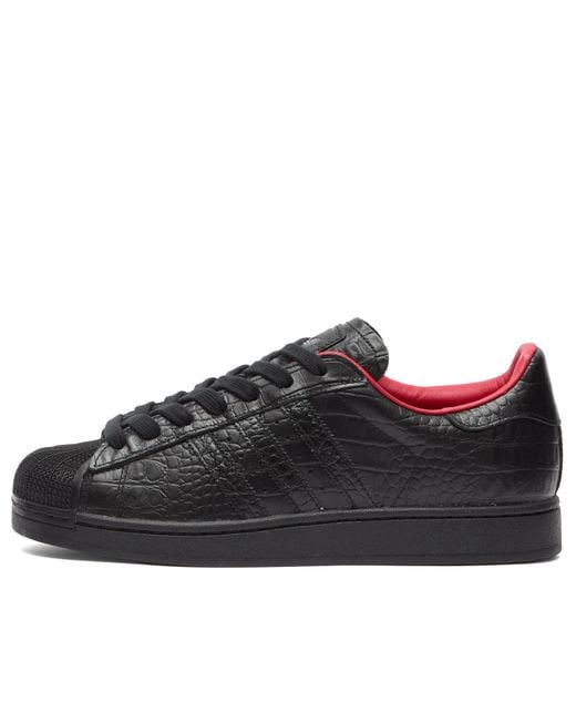 Adidas Black Superstar Ii Sneaker for men